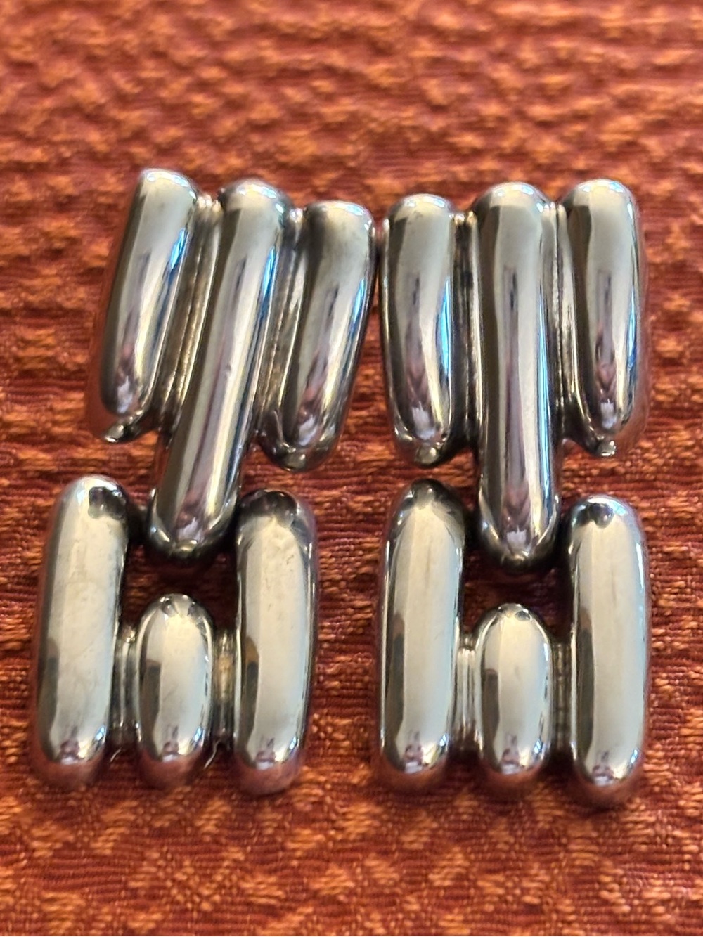 Joan Rivers Classic Collection  Vintage Silver-Tone Clip on Earrings